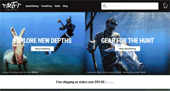 Desktop Screenshot of driftfreediving.com